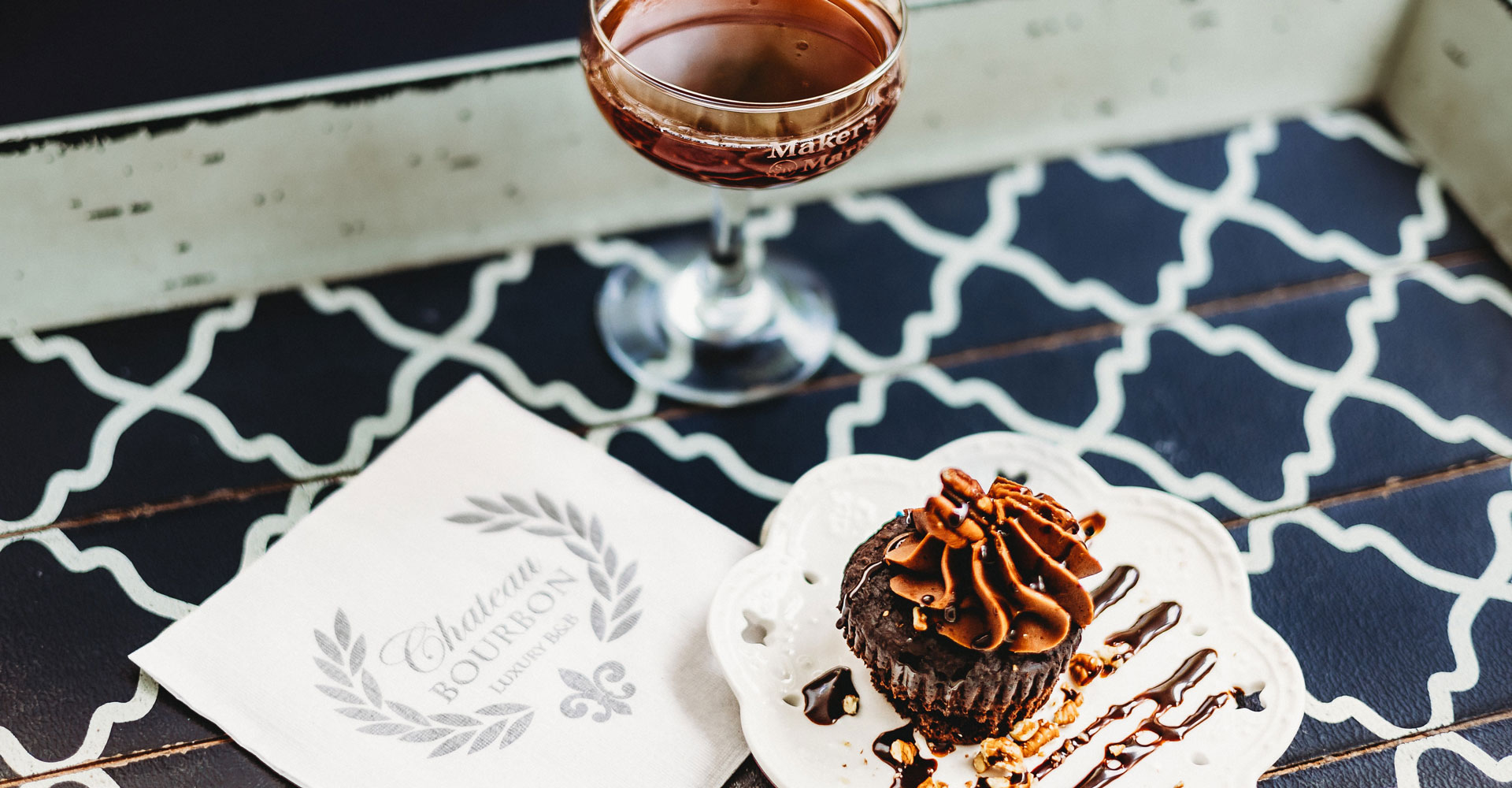 Chateau Bourbon offers a unique bourbon-themed culinary experience, pairing bourbon cocktails with sweet treats.