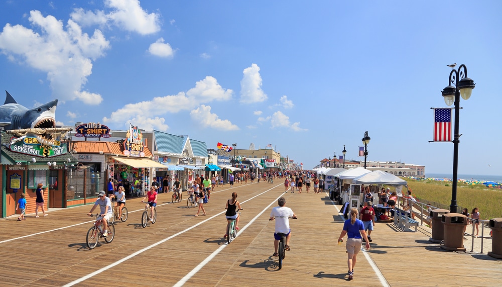 Walk and ride along the promenades - it's one of the top things to do in Cape May, NJ