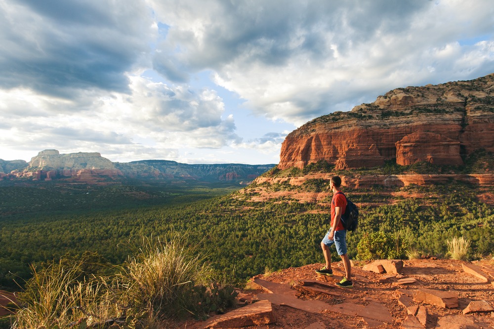 Beautiful views while hiking in Sedona